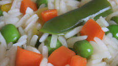 Riz aux légumes frais