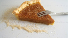 Tarte fondante au sirop d'érable