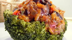 Brocolis farcis à la ratatouille