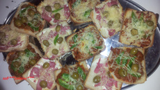 Tranche facons pizza rapide