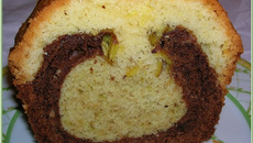 Cake citron chocolat pistaches