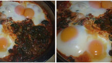 Épinards à la sauce tomate