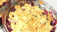 Crumble fruits rouges
