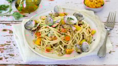 Linguine au potimarron et palourdes
