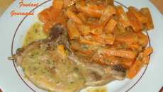 Côtes de porc aux carottes