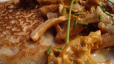 Crépiaux aux girolles