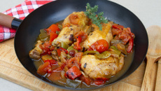 Poulet basquaise traditionnel
