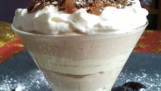 Verrines de mousse de marrons et chocolat blanc