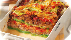 Fausses lasagnes au chou frisé