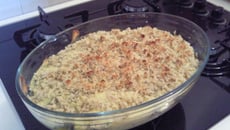 Parmentier express de courgettes façon crumble