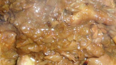 Tajine des cailles aux pruneaux et poires