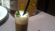 Crème de lentilles, chantilly aux truffes noires du Périgord