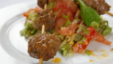 Brochettes Kefta à la menthe