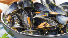 Moules au barbecue