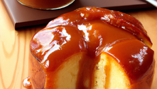 Brioche perdue au caramel