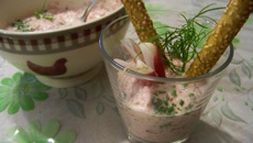 Mousse de radis roses