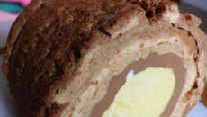 Bûche sans œuf glacée