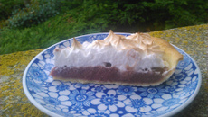 Tarte framboise meringuée