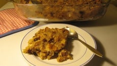 Pudding au rhum et raisins secs