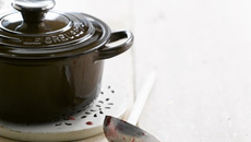 Soufflé aux petits pois