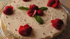 Cheesecake au citron et fraises