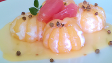 Darnes de pamplemousse à la vanille