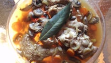 Lapin au Pinot gris d'Alsace ou zu Kobucha