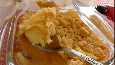 Crumble au citron en cocotte