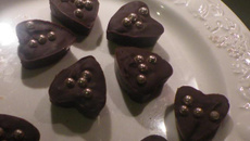 Chocolats de la St Valentin à la violette