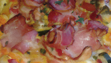 Gratin de légumes et jambon