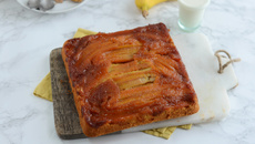 Gâteau renversé à la banane