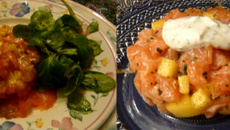 Tartare de saumon à la mangue facile