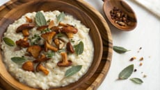 Risotto aux girolles maison