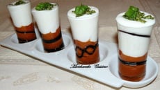 Velouté de tomates et  chantilly au chèvre