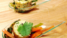 Bouchée poulet/crevette aux saveurs asiatiques