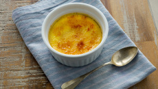 Crème brûlée citron vert et gingembre