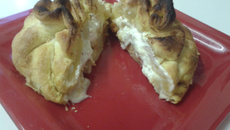 Aumonière de pommes de terre et gaperon
