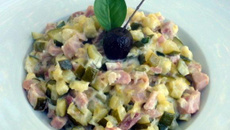 Courgettes crémeuses à l'italienne