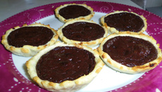 Tartelettes Feuilletées au chocolat