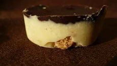 Chocolats bicolores aux éclats de biscuits