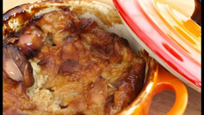 Clafoutis mirabelles caramel