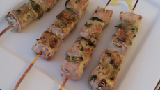 Brochette de thon au fenouil