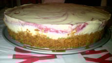 Cheesecake chocolat blanc et framboise