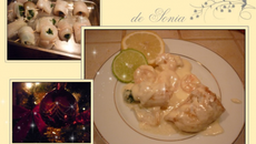 Filet de plie et sa feuille d'épinard à la crème citronnée