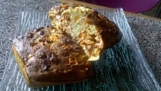 Cake complet aux légumes et fromage de chèvre