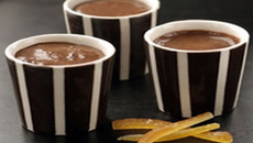 Mousse dégustation noir orange