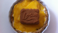 Tartelette mangue speculoos