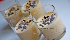 Riz au lait à la confiture de lait et chantilly