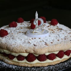 Gateau D Anniversaire Aux Framboises