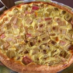 Recette Tarte A La Rhubarbe A L Alsacienne En Video